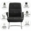 Bryan Visitor Chair – Black & Grey