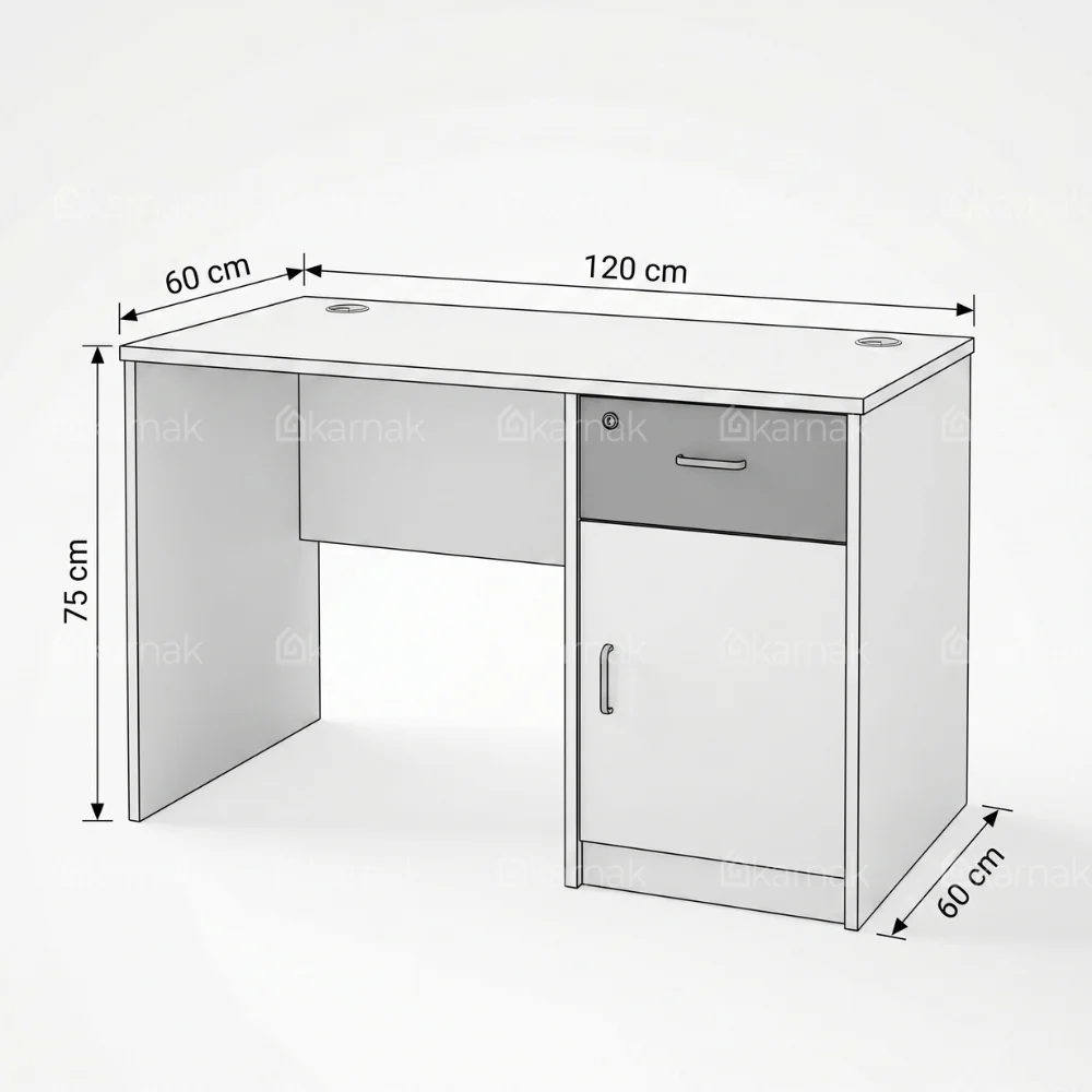 Casalux Office Table – White