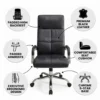 Cooper Medium Back Office Chair – Black
