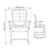 Sammy Visitor Chair Fix Handle