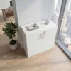 Royalcraft Wooden Low Cabinet – White