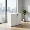 Royalcraft Wooden Low Cabinet – White