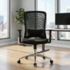 Sammy Medium Back Office Chair – Black