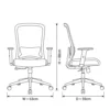 Sammy Medium Back Office Chair – Black