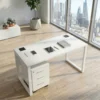 Stylist Single Person Workstation – White