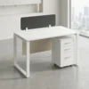 Single Person Trendora Workstation -White