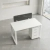 Single Person Trendora Workstation -White