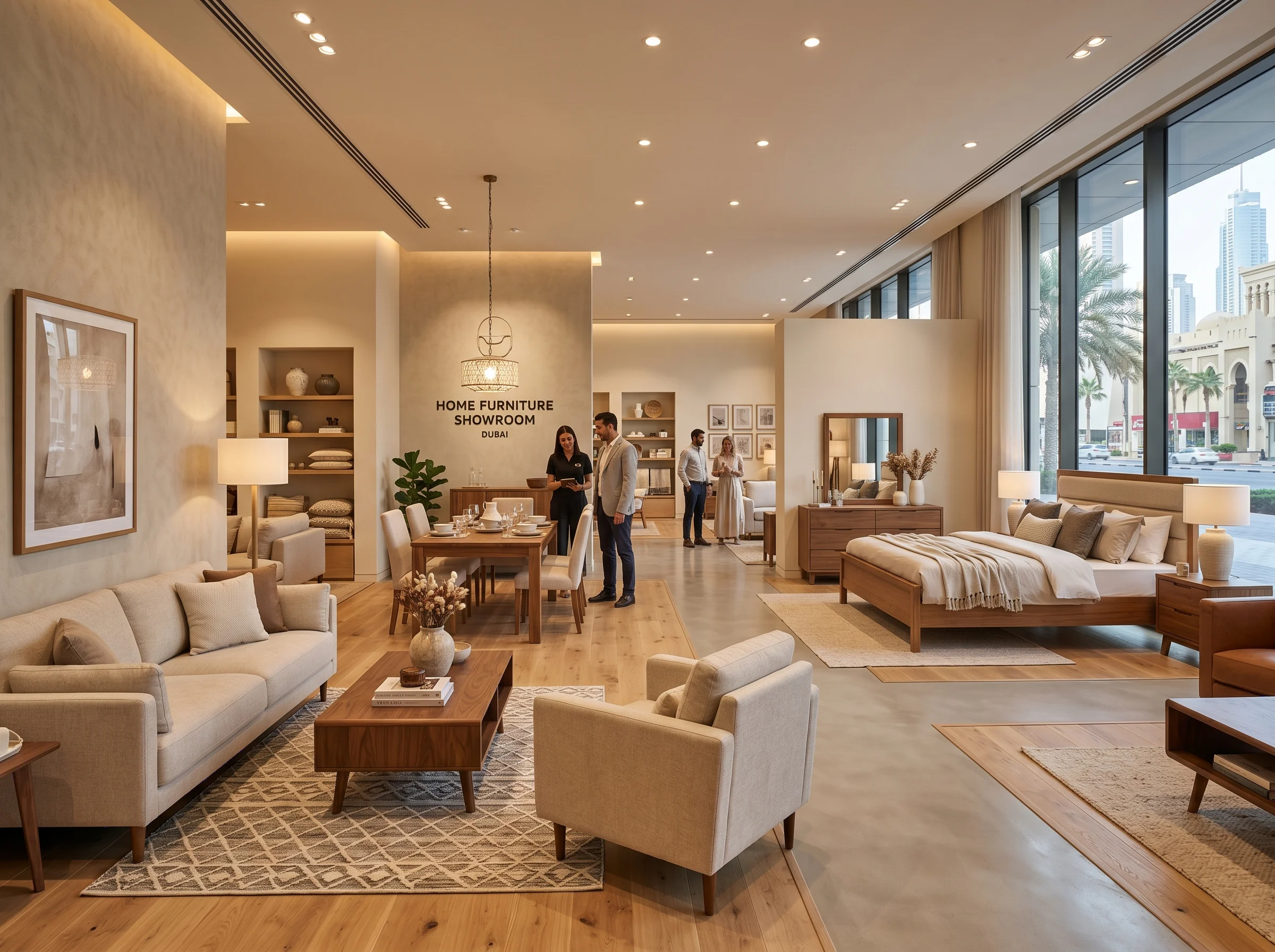 Karnak Home Dubai furniture showroom — expert guidance for new community home furnishing 2026